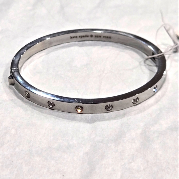 Kate Spade Set In Stone Hinged Bangle - Picture 1 of 7